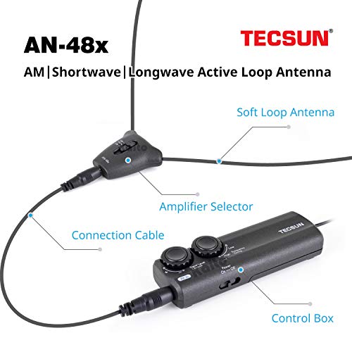 Image of Tecsun AN-48X Indoor Active Loop AM /LW /SW Radio Antenna