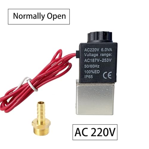 Électrovanne normalement ouverte 4mm connecteur pagode laiton - 4