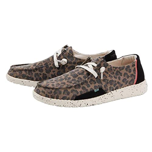 Image of HEYDUDE Women's Wendy Chambray | Women's Shoes | Women's Lace Up Loafers | Comfortable & Light-Weight