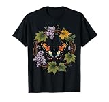 Arkansas Diana Fritillary Butterfly Vine Vector Diseño Camiseta