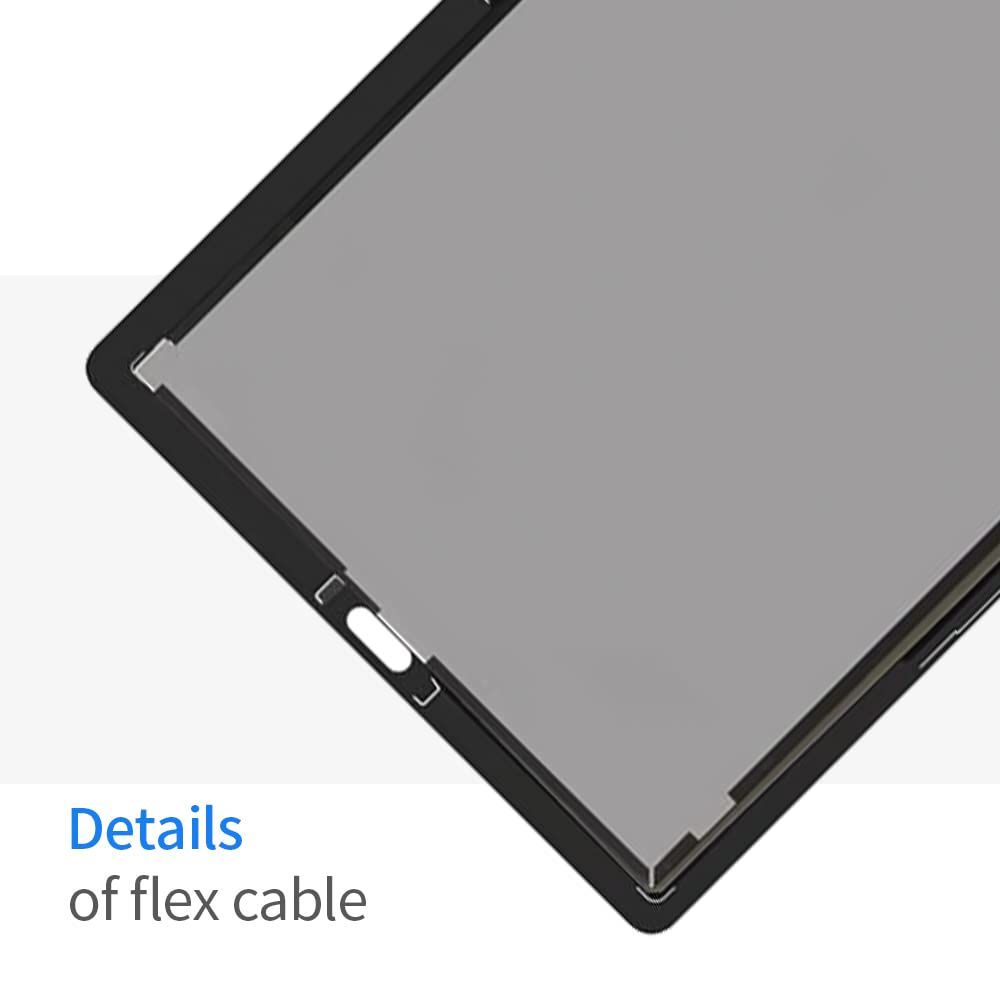 Bildschirm Ersatz 10,8 Zoll für Huawei MediaPad M5 LCD Display CMR-AL09 CMR-W09 Matrix Touch Screen Digitizer Tablet PC Panel Sensor Glas Panel Lens Assembly mit Reparaturwerkzeug (schwarz)