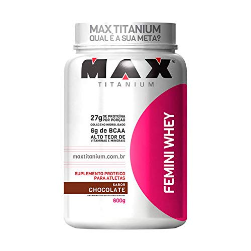 Femini Whey (600G) - Sabor Chocolate, Max Titanium