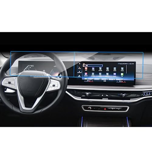 Protection écran LCD BMW X7 verre trempé film navigation anti-choc 2024
