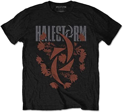 Halestorm Camiseta con diseño de bouquet con logo Nue oficial, un...