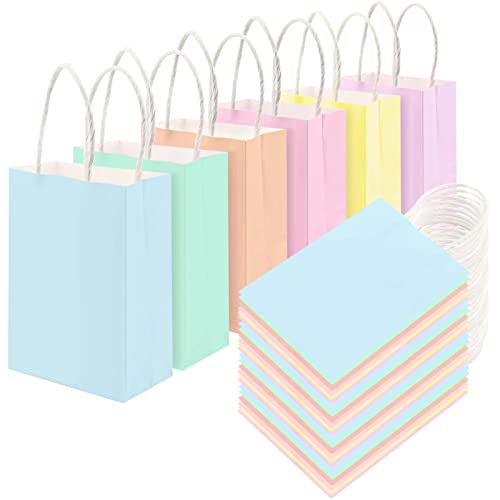 Sacs cadeaux en papier multicolores PINGEUI pour snacks pain bonbons vêtement