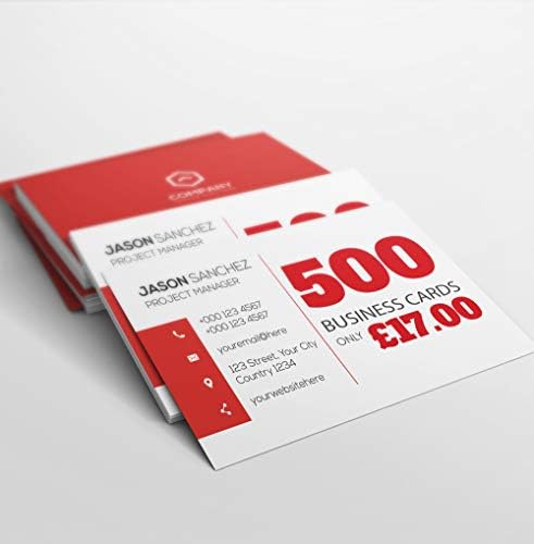Personalised Business Cards Single or Double Sided, Professional Digital Printing