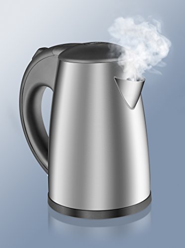 Reer 3908 Baby Wasserkocher, 0,5 Liter, 1000 Watt, silber/ schwarz – Bild 3