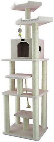 Armarkat Classic Cat Tree Ivory/14 D x 81" W x 201" H