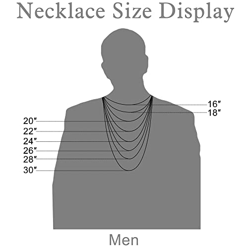 3Mm Cuban Link Chain Necklace Set For Men Jewelry, 18K Gold Plated 3Pcs Silver Black Chain Necklace 24 Inches Stainless Steel Chains Cuban Link Curb Chain Set For Men Women Dad Boyfriend Brother #TOP6