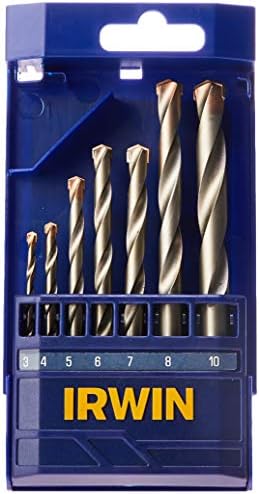 IRWIN Conjunto de Brocas para Concreto com 7 Peças de 3mm a 10mm 891507