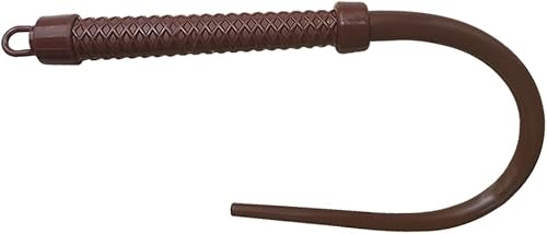 YICHI Goma látigo equitación cosecha deportes ecuestres 23 pulgadas negro blanco marrón