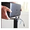 SANUS Wireless Speaker Stand for Sonos Five and Sonos Play:5 - Audio Enhancing Design for Vertical & Horizontal Audio with Built-in Cable Management & Premium Alloy Materials WSS52-W2 (Black) #4