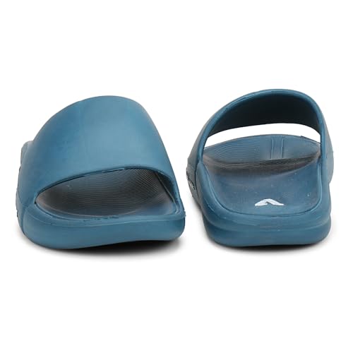 Image of Aqualite NEO-1257 Men Slides slipper with Slip-on wear, Comfort and Flat Base flipflop for dailywear uses