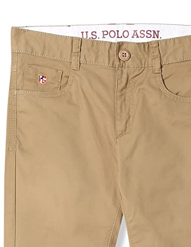 Image of U.S. Polo Assn. Kids Regular fit Boys Cotton Trousers