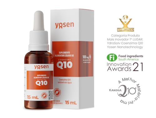 Coenzima Q10 Ydrosolv Yosen 15ml - Um Novo Conceito em CoQ10
