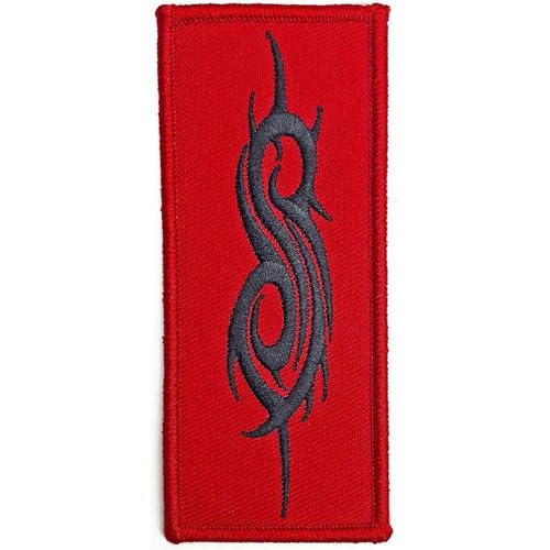 Rock Off officially licensed products Slipknot Black Tribal Sigil Woven Patch Size Accessory Size
