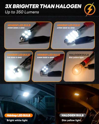 Image of 30PCS LED Interior Car Lights, T10 194 168 2825 W5W DE3175 Bulb Kit