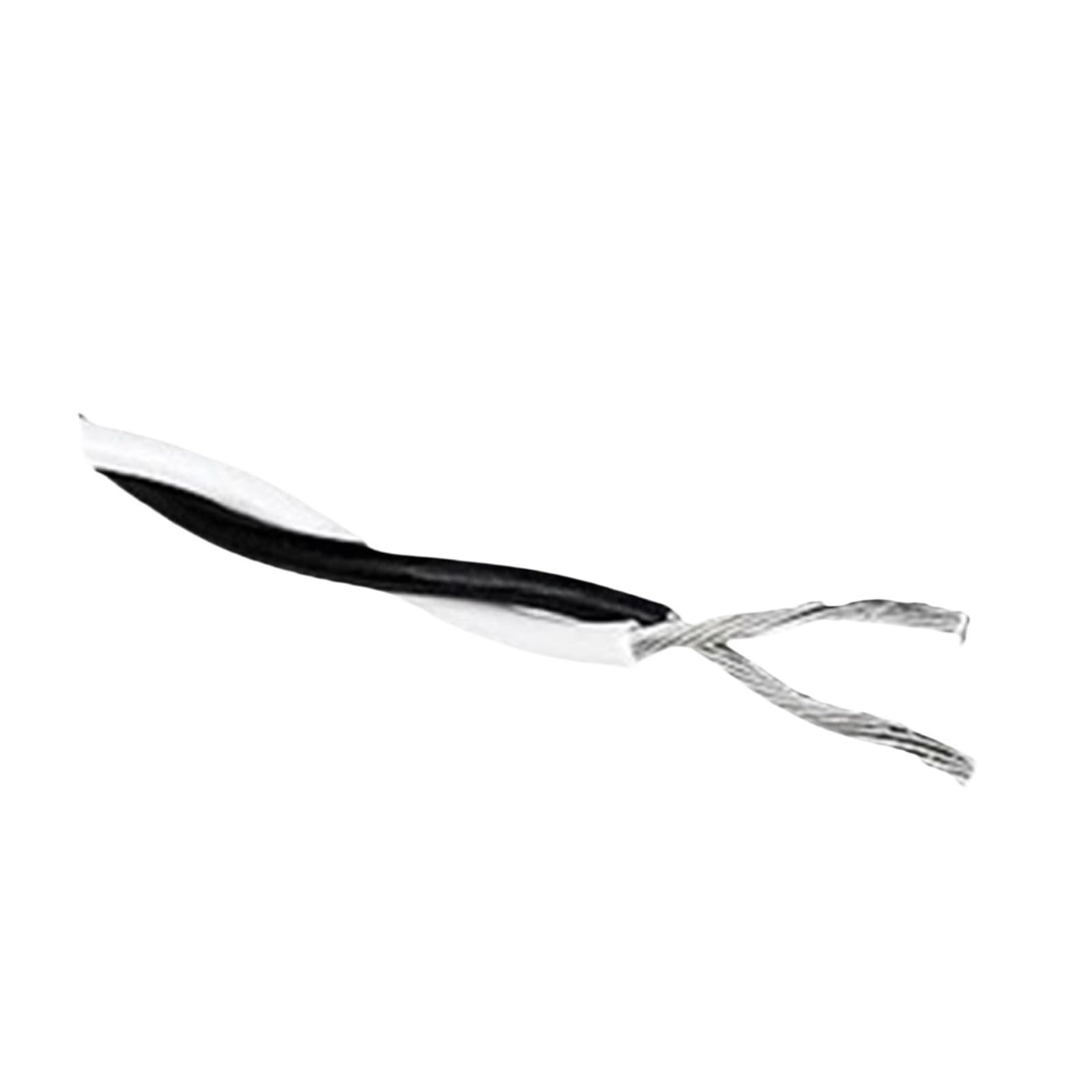 Cable Electrónico De Alta Temperatura, Cobre Estañado, Par Trenzado, 10/20m, AFS200, PTFE, 2 Pines, 26/25/24/22/20/18/17/15/13AWG(Black White,10m 24AWG)