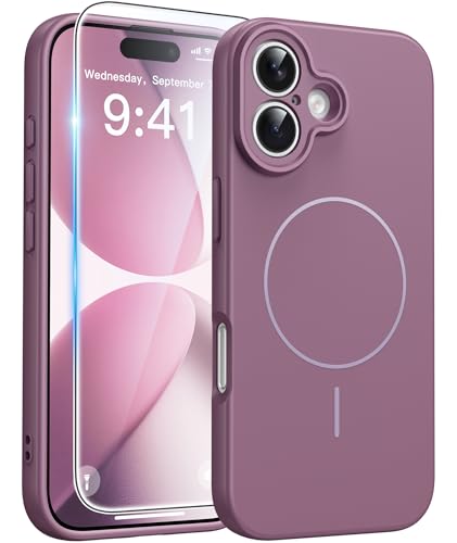 Image of FNTCASE for iPhone 17 Case: [Compatible with Magsafe] Integrated Silicone Phone Cases with [Full Camera Protection] [Screen Protector] Military Grade Shockproof Protective Cover