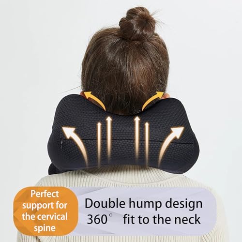 Almohada Inflable de Viaje de Poliester Ajustable miniatura 3