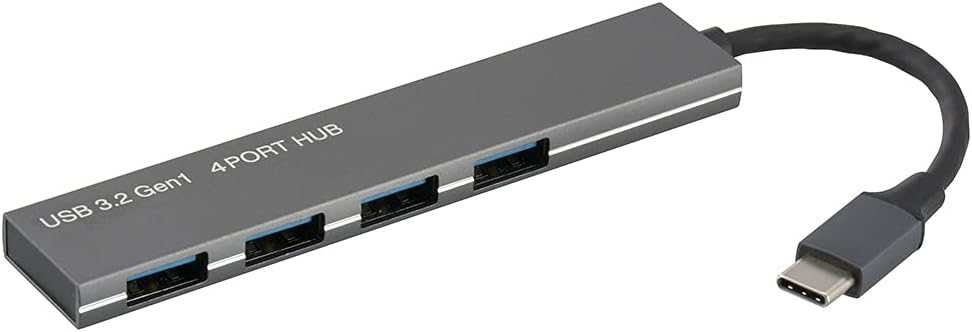 Ohm (OHM) Electric PCGEAR USB Hub Type-C Connector HDMI Output Port 2 USB Port Type-C Port Conversion Adapter Multi-Docking Adapter PC-SHMPC11-H 01-3108