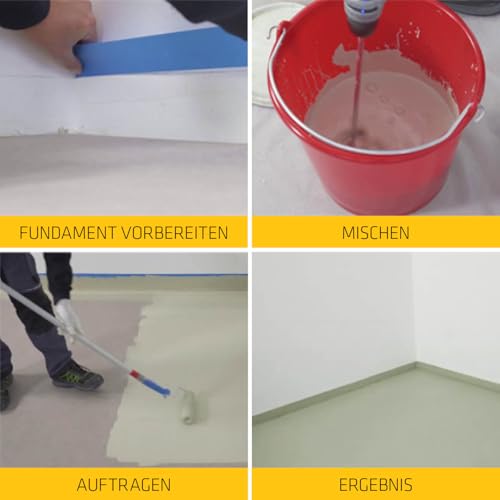Sika – Epoxidharz Bodenbeschichtung – Sikafloor Garage - Kieselgrau (RAL7032) – Für Garagen, Keller, Hobbyräume – Beständig – 6 kg