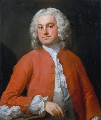 Image portrait d'homme Hogarth pour habiller un mur vide