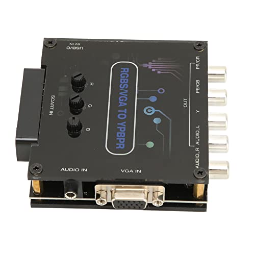 Image of RGBS VGA SCART to YPBPR Converter for SFC, for for N64, for 1, for 2, for for, for MD, for Saturn