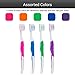 PRO-SYS® Kids Toothbrush (Colorful 4-Pack) - Made with Soft Dupont™ bristles (Ages 6-10 for Young Children)