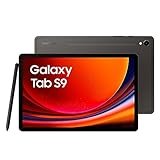 Samsung Galaxy Tab S9 Android-Tablet, Wi-Fi, 256 GB / 12 GB RAM, MicroSD-Kartenslot, Inkl. S Pen, Simlockfrei ohne Vertrag, Graphit, Inkl. 36 Monate Herstellergarantie [Exklusiv bei Amazon]