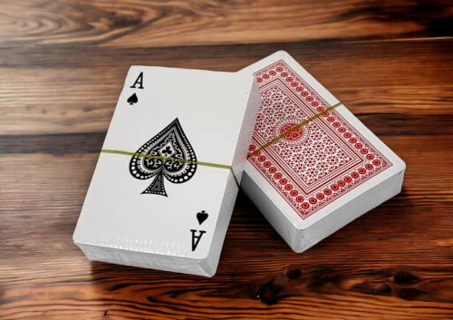 Foto von My-goodbuy24 Premium Profi Spielkarten - 2 x 56 Karten Blatt - Wasserabweisend | Pokerkarten | Zwei Eckzeichen | Texas Holdem Poker | mit Joker | inkl. Aufbewahrungsbox