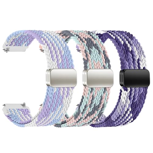 Correa magnética trenzada 20mm para Garmin Vivoactive miniatura 1