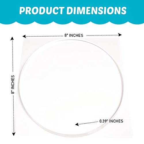 Gelli Arts Printing Plates, Gel Art Printing Plates, Gel Plate Assortment, Renewable 8 Inch Round Printing Surface #TOP2