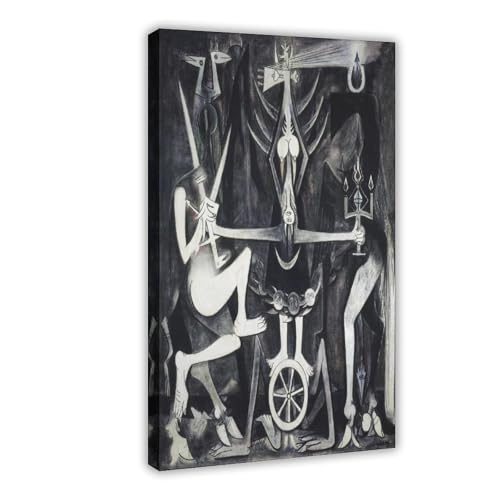 Affiches surréalistes Wifredo Lam Les Noces, toile moderniste salon 60x90 cm