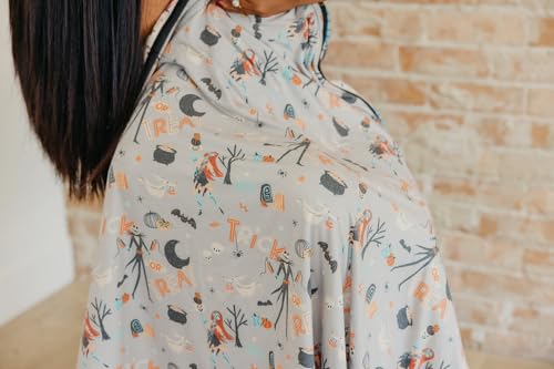 Image of Copper Pearl Jumbo 3-Layer Baby Blanket: Soft Baby Quilts for Boys and Girls | Breathable, Cozy, Toddler Blanket | Baby Quilt for Newborns | 46x46 Premium Polyester /Rayon | Nightmare Before Christmas