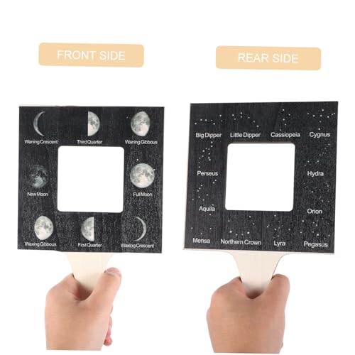 Wakauto visor natural quadro observação da natureza brinquedo porta-retratos conjunto de madeira de