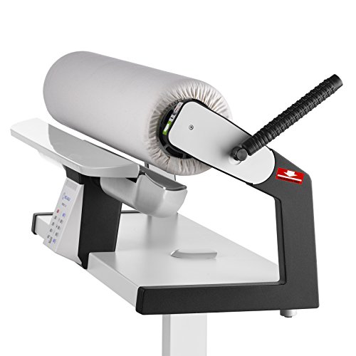 Reliable 100SR Rotary Steam Press - Verve Steam Press With Foot Pedal Control, 3 Steam Settings, Variable Speed, Dual-End Feed for Ironing Long Sheets, 1800W Heating Element, Safety Release Lever