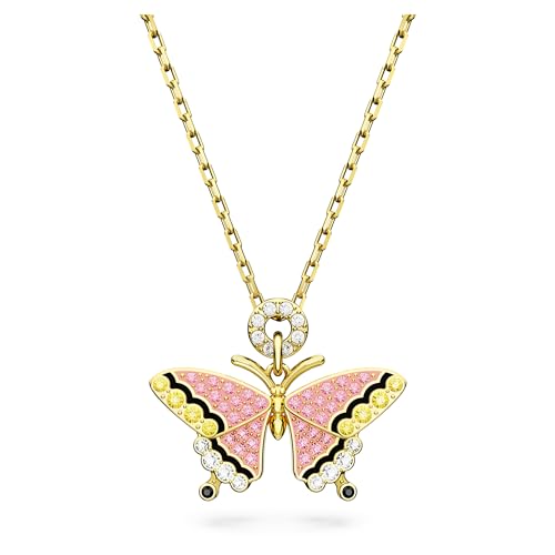 Swarovski Idyllia Anhänger, Vergoldete Damenhalskette mit...