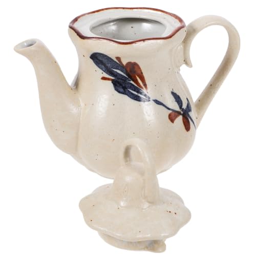 Recipiente de cerámica para salsa de soja estilo japonés vintage y aceitera de 200ml 2
