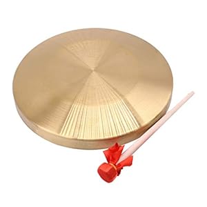 Generic Copper Gong W / Stick Hand Music Percussion Beat Toys