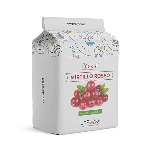 iYeast® Lievito Enologico selezionato  Arándano Rojo 0,25 kg  Lievito para obtener/fermentación/Vino