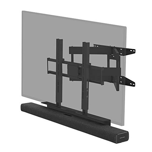 SoundXtra Vollbewegliche TV-Wandhalterung für Harman Kardon Citation Bar - Schwarz