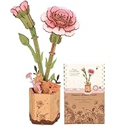 Vextrovia 1000 Teile Holzpuzzle 'Blumen Aus Büchern' – Handgemalt, Für Erwachsene, Mit Referenzposter