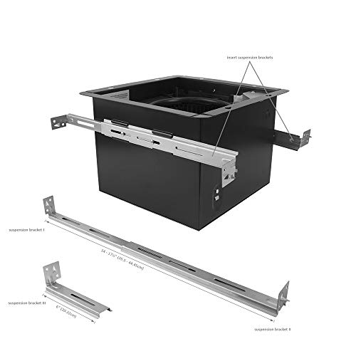 Bv Bathroom Fan Ultra-Quiet 200 Cfm, 2.0 Sones Bathroom Ventilation & Exhaust Fan, Bathroom Ceiling Fan, Residential Remodel Energy-Saving Ceiling Mount Fan #TOP4