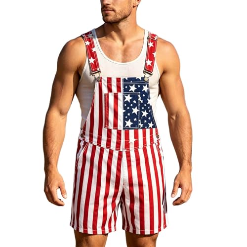 Short d'été imprimé patriotique pour homme idéal pour vos sorties d'été