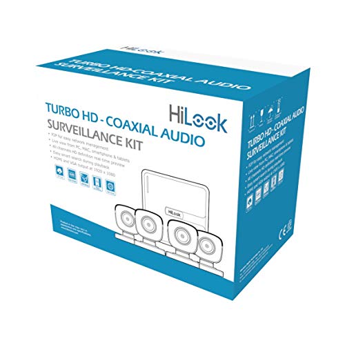La Mejor Lista de Dvr Camaras de Seguridad de esta semana. 48 HiLook Kit TurboHD 1080p Lite/DVR 4 Canales / 4 Cámaras Bala de Policarbonato con Micrófono Integrado