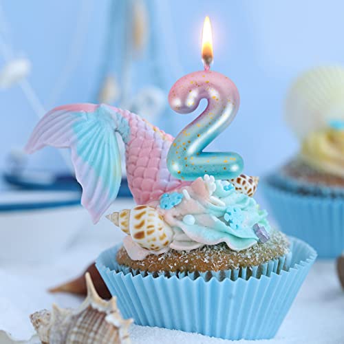 Candele Compleanno Numeri 2 Bambina Donna Candele