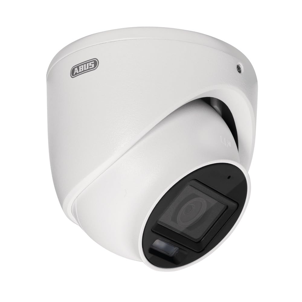 ABUS TVCC52512 analogowa minikamera kopułkowa, Full HD (2 megapiksele), widoczność w nocy (FlexNiteView), odporna na wiatr i warunki atmosferyczne (IP67), instalacja Plug & Play, mobilny dostęp za