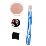 Beaupretty 4Pcs / 1 Set Kit de Cera de Maquillaje de Halloween Efectos Especiales Maquillaje de Escenario Cicatrices de Heridas Falsas Cera Cicatriz Color Nude Cera de Masilla para Fiesta de