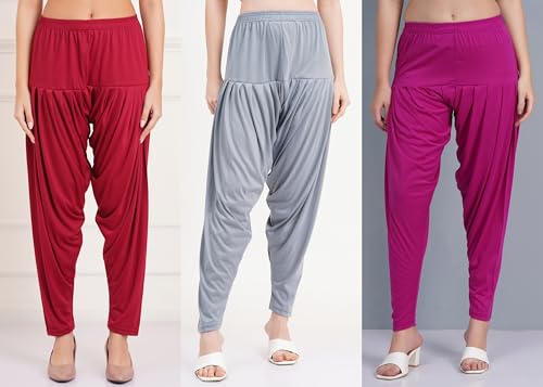 Image of Buy That Trendz Patiala Salwar for Women Relaxed Fit Viscose Patiyala Salwar Harem Bottom Pants